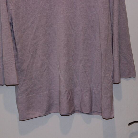 J. Jill Lilac Linen Blend  3/4 sleeve Sweater  Women's Size XL - Picture 8 of 12